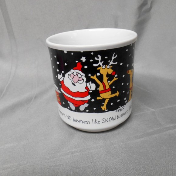 Recycled Paper no business like snow business mug - Picture 2 of 5